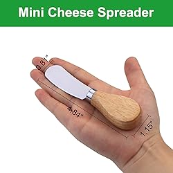 10 Pcs Cheese Spreader Knives, Mini Butter Spreader