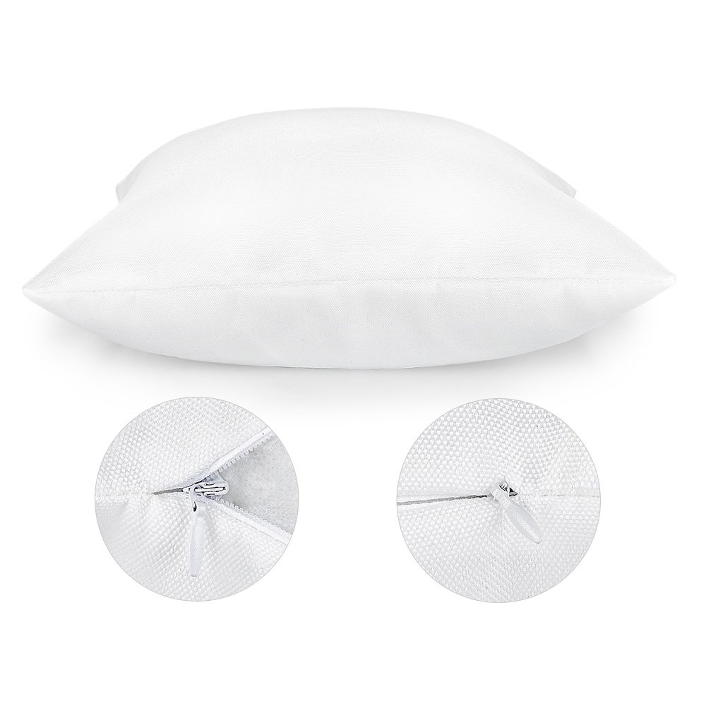 FabricMCC Throw Pillow Cover 18 Inch Quote Words Square Decorative Linen Cushion Cover Throw Pillowcase for Couch (life is better)