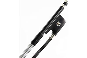 VingoBow 4/4 Size Black Horse Hair Carbon Fiber Viola Bow