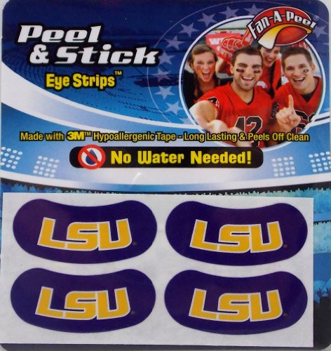 NCAA LSU Tigers Set of 4 Peel & Stick