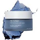 The Outset Blue Clay Face Mask, Hydrating & Detoxifying for Blackheads, Pores & Skin Clarifying, Gentle, Fragrance-Free, Vegan, Gluten-Free Clean Skincare - 1.7 fl oz