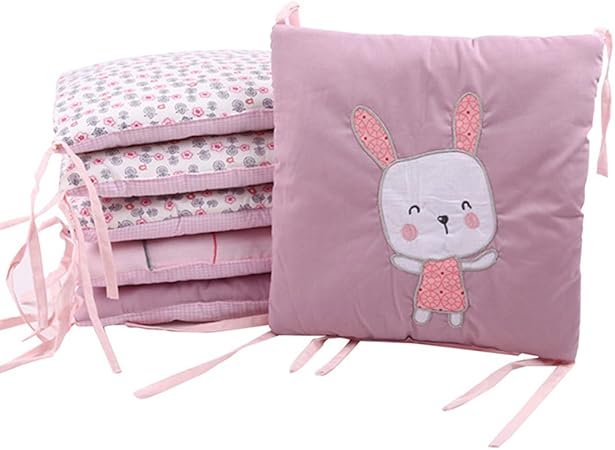 pretty little bunny cot bumper