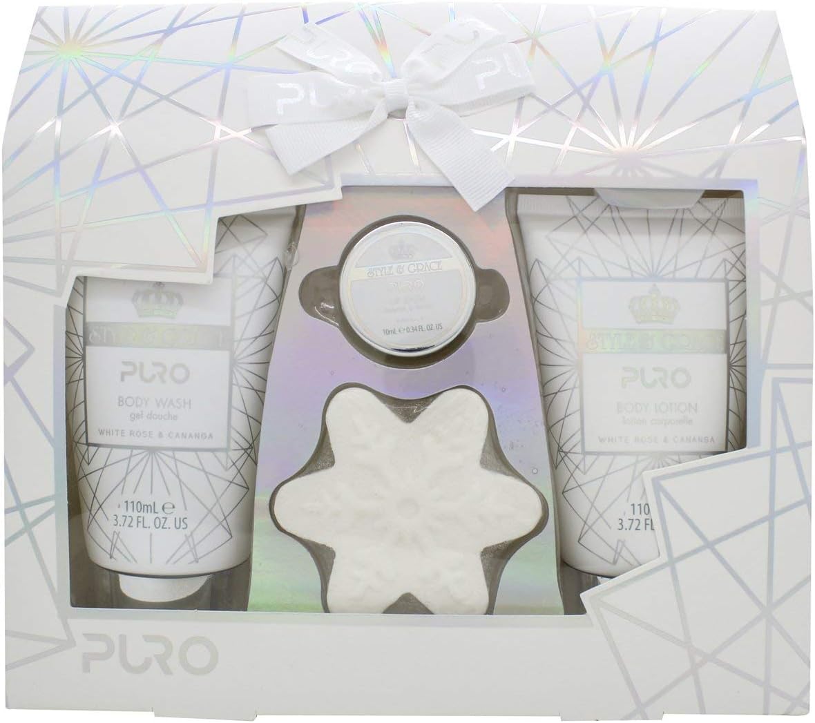 Style & Grace Bathroom Set - 300 Ml, 1 unità (Confezione da 1)