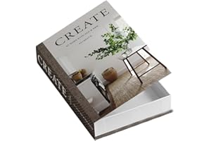 Decorative Faux Book Storage Box With forHidden Compartment For Home Office Desk Decor, 26 X 17 X 4 Cm, Compatible With Minim