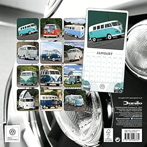 The Official VW Camper Vans 2016 Square Calendar