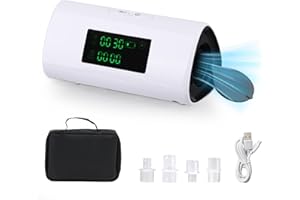 BUIFAC Portable Multi-Purpose Cleaning Kit with Timer, Quiet Operation, and Travel Bag – Suitable for Phones, Keys, and More Everyday Household Essentials, HMFC-01