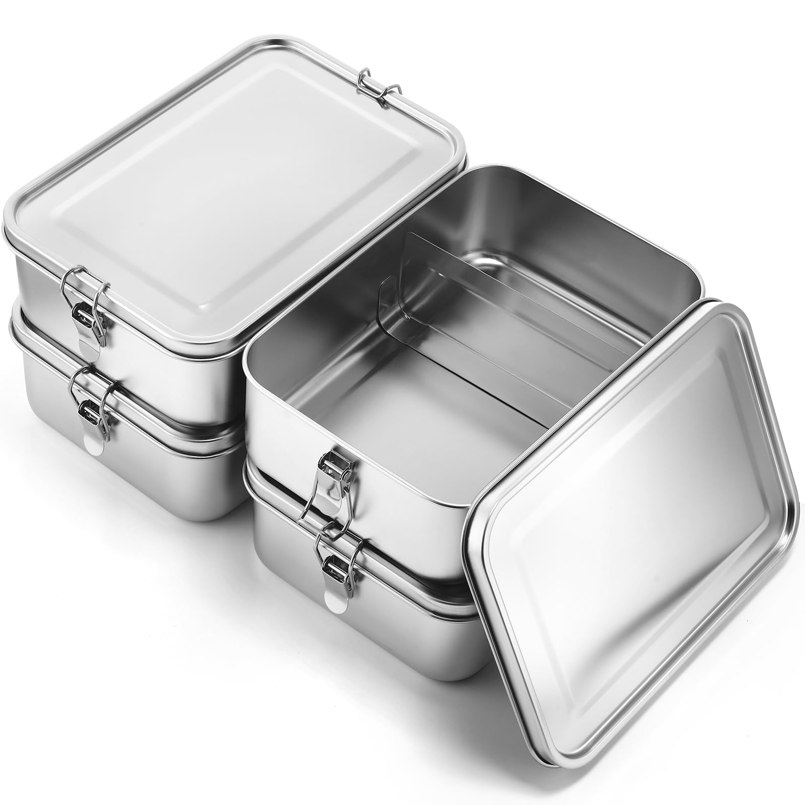 Photo 1 of Umigy 1 Pcs Stainless Steel Food Containers Metal Bento Lunch Box Stainless Steel Food Storage Container