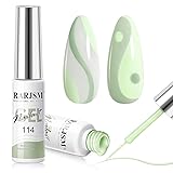 RARJSM Nail Art Liner Gel Nail Polish,Pastel Green