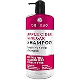 Apple Cider Vinegar Shampoo - Sulfate Paraben and Silicon Free Anti Dandruff Product for Women and Men - Deeply Moisturizing Formula - Dry Scalp Treatment for Oily Hair – Professional Grade Products