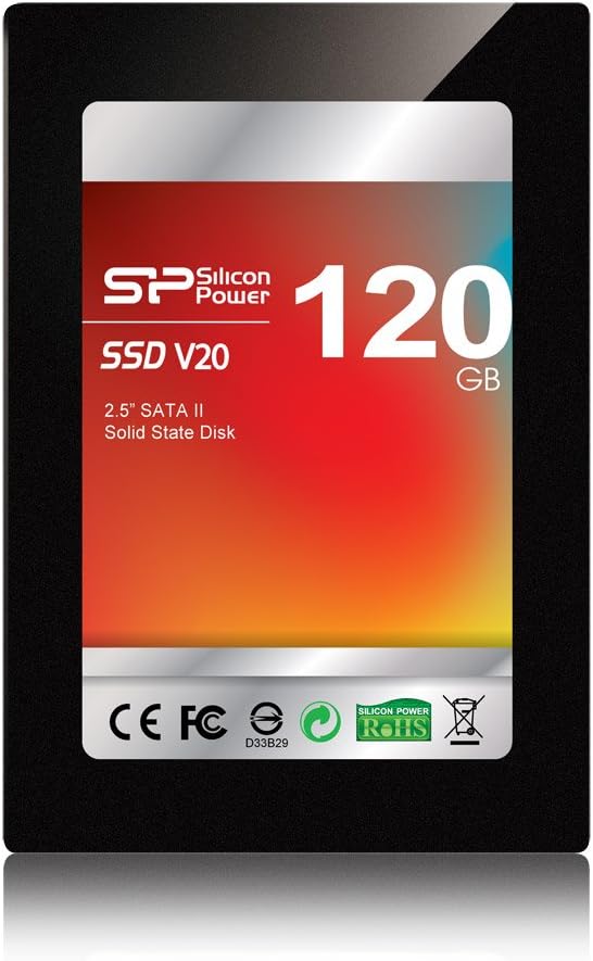 Silicon Power 120 GB Velox Series V20 SATA II 2.5-Inch Solid State Drive (SSD) SP120GBSSDV20S25