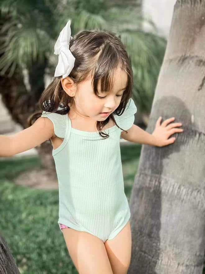 Mioliknya Toddler Baby Girl Sleeveless Jumpsuit With Belt One Piece Strap Romper Halter Bodysuit Shorts Summer Outfits Bodysuits One Pieces Rompers Calm Ua