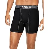 Hanes Men's Comfort Flex Fit Ultra Lightweight Mesh Boxer Briefs, 4-Pack