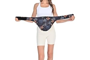 wearwan Ostomy Belt | Leak & Odor Protection | Abdomen Ostomy Bag Covers for Men and Women | Sports and Daily Life | Size M, Flower