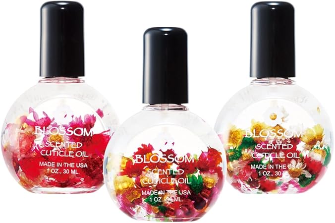 Amazon アメリカ ネイルキューティクルオイル 3種セット ブロッサム Blossom ビューティー 通販