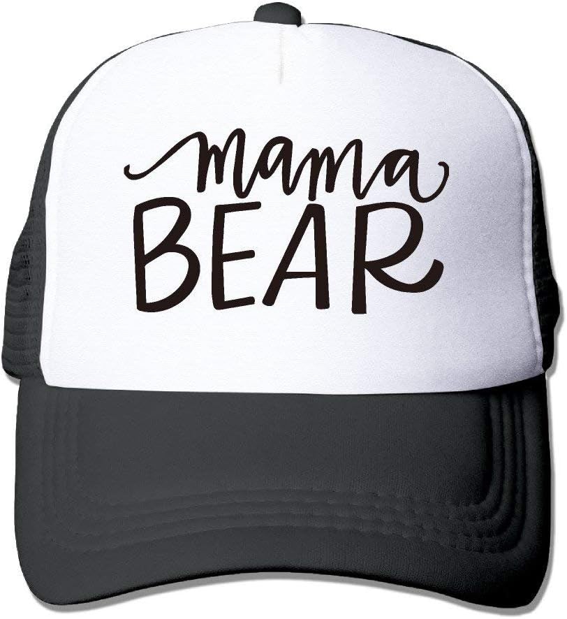 Waldeal Mama Bear Polyester Ladies' Adjustable Mesh Back Trucker Caps Core Baseball Cap