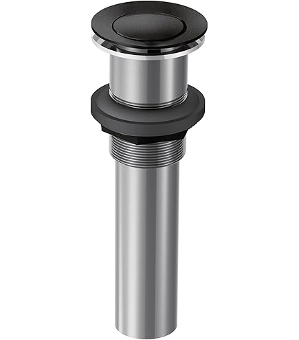 Vidange Bonde Pop-up Kohler K-33151-BL Sans Trop-plein – Noir Mat – Inox – Neuf