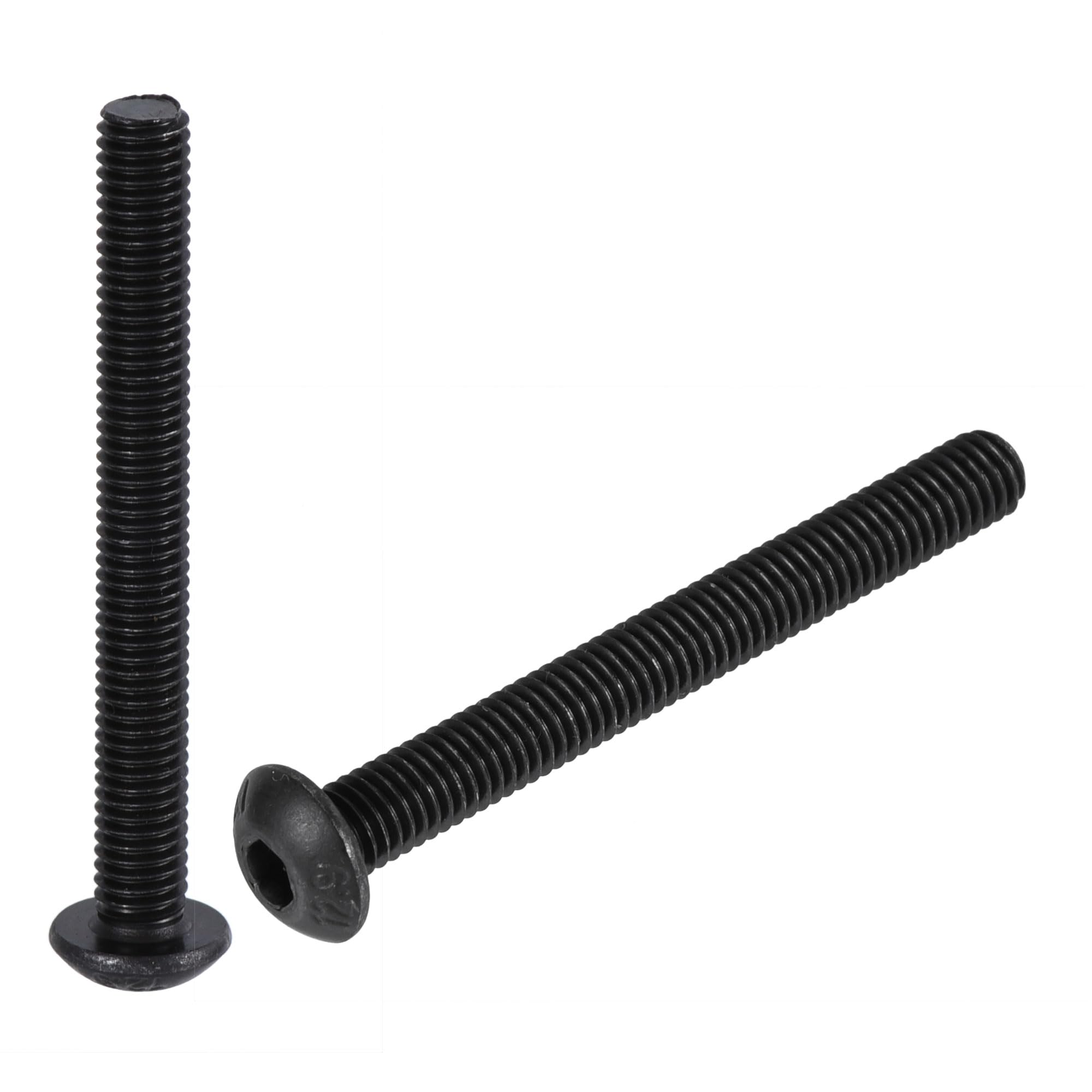 sourcing map M5x45mm Hex Socket Button Head Cap Bolts Screws Carbon Steel 50pcs
