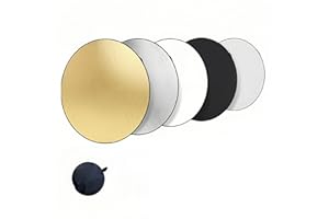 Loopunk 5-in-1 Photography Reflector, Multi-Disc Collapsible Light Reflector with Bag - Super Portable for Studio/Macro Photo