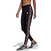 adidas Women's Essentials 3-stripes Leggings, Black, Small