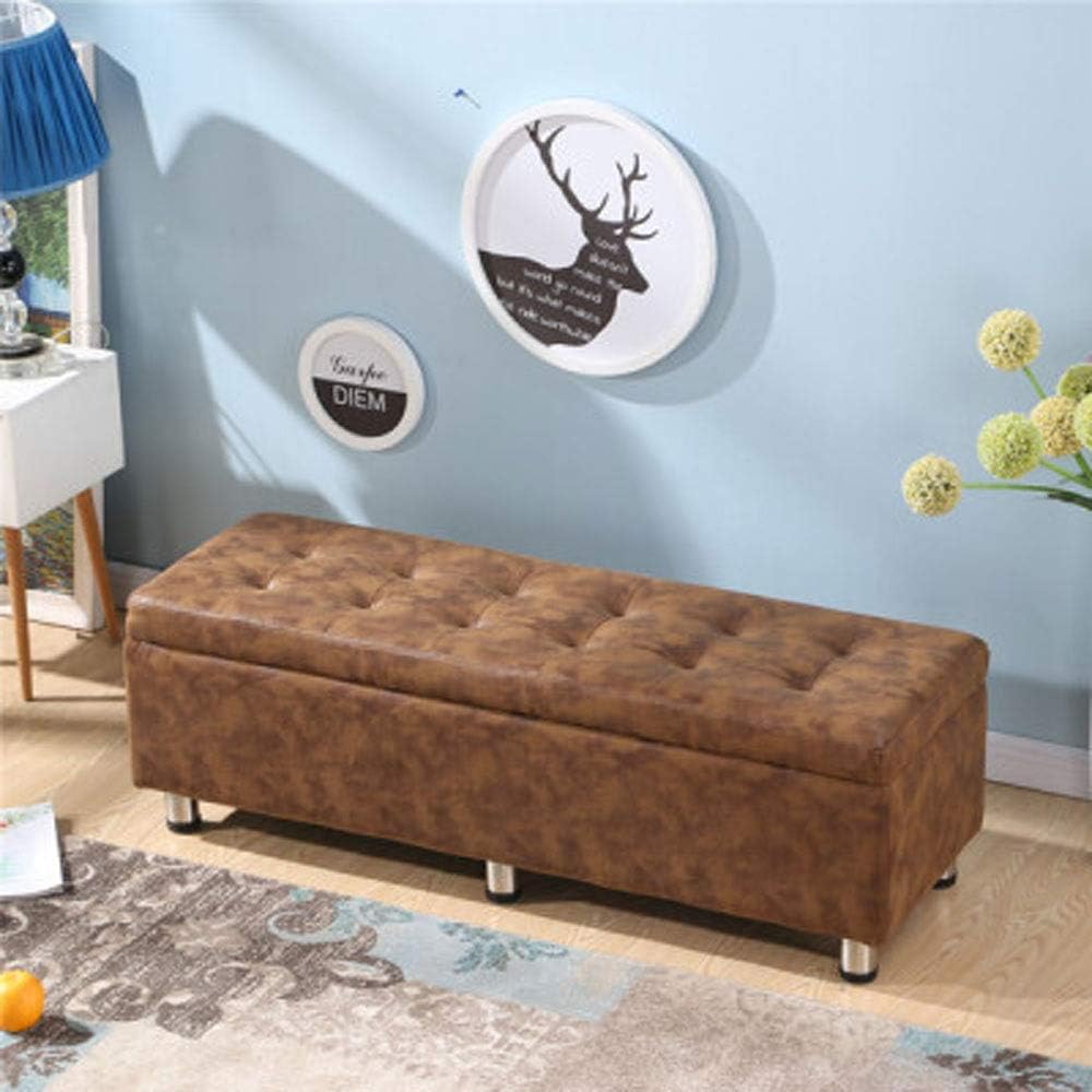 LSX--storage Storage Stool, Shoe Shoe Stool Home Door Shoe Stool Stool Storage Storage Bench Fitting Room Sofa Stool Rectangular ottomans (Color : D, Size : 120x40x40cm)