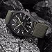 LandFox Watch, Mens Stainless Steel Military Sports Analog Quartz Watch Green