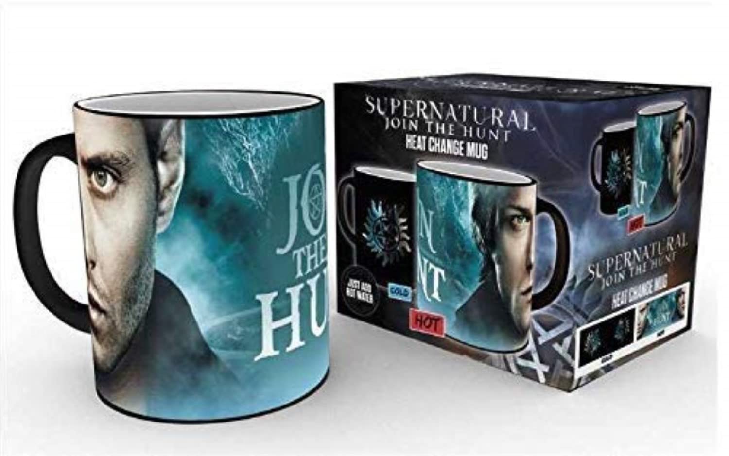 GB eye Supernatural Sam and Dean Symbol Heat Change Mug