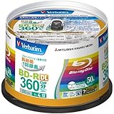 Verbatim Blu-ray Disc 50 pcs Spindle - 50GB 4X BD-R DL - Inkjet Printable