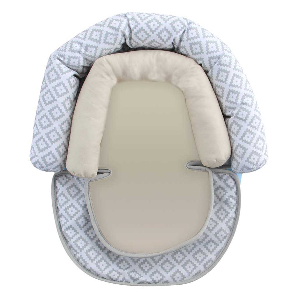 Infant Car Seat Insert, KAKIBLIN Baby Stroller Liner Head and Body