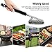 QL-ben Grill Brush & BBQ Cleaning Scraper with Long Handle,Bristle Free and 100% Rust Resistant Stainless Steel, Safe for Porcelain, Ceramic, Steel, Iron