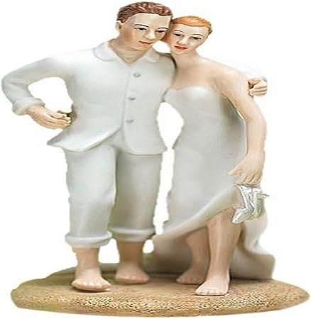 Amazon Com Weddingstar Bride And Groom Cake Topper Kitchen Dining