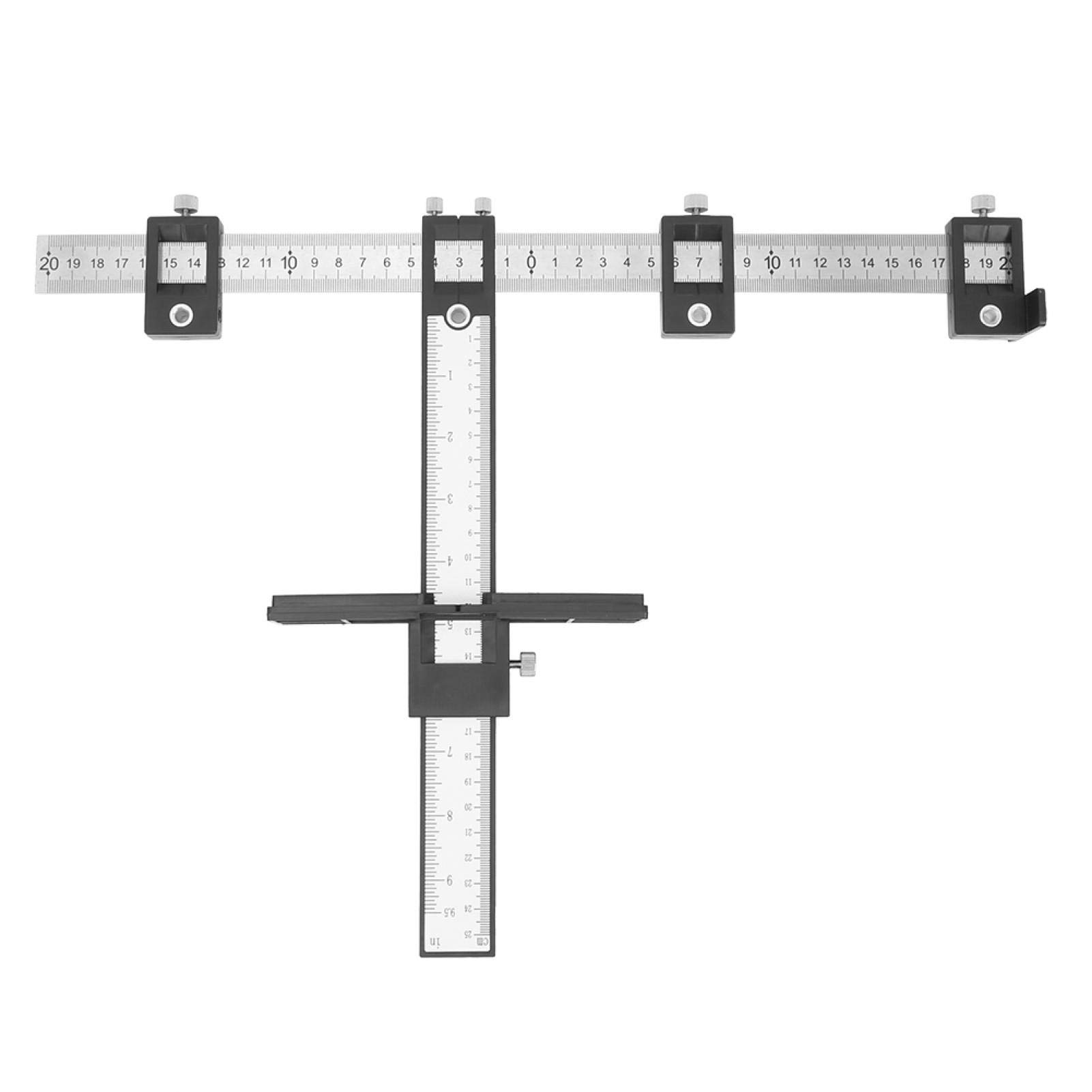 Inch MM Handle Jig Cabinet Hardware Jig Drill Template Multifunction Adjustable Easy to Use for Construction Workers