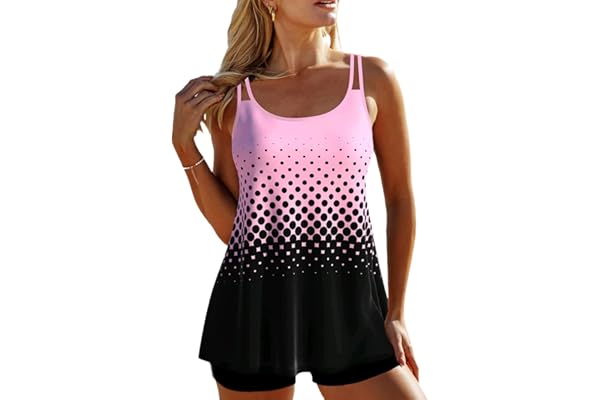 ROSEWE double-lined tankini swimsuit
