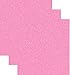 Siser Glitter Heat Transfer Vinyl HTV for T-Shirts 10 by 12 Inches (1 Foot) Sheets 3 Pack (Neon Pink)