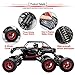 SZJJX 6WD RC Cars, Remote Control Off-Road Climbing Truck, 1/14 Scale High Speed Vehicle, 2.4Ghz Electric Radio Controlled Rock Crawler, All-Terrain RTR Buggy Black