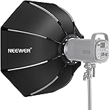 NEEWER 26''/65cm Octagonal Softbox Quick Release, with Bowens Mount, Carrying Bag Compatible with Neewer CB60 CB100 CB150 Vis