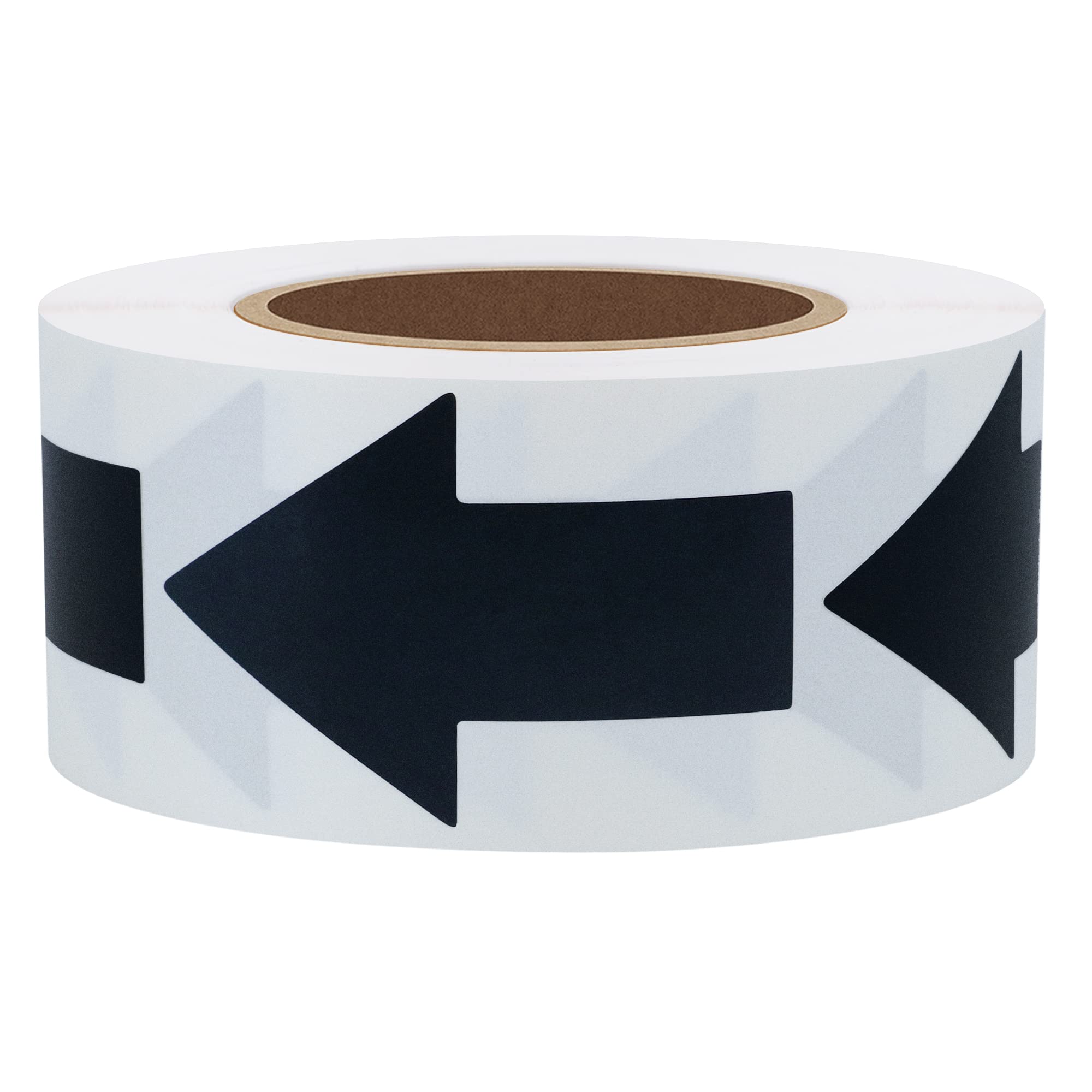 Hybsk Black Arrow Stickers Total 500 Labels Per Roll (Black)