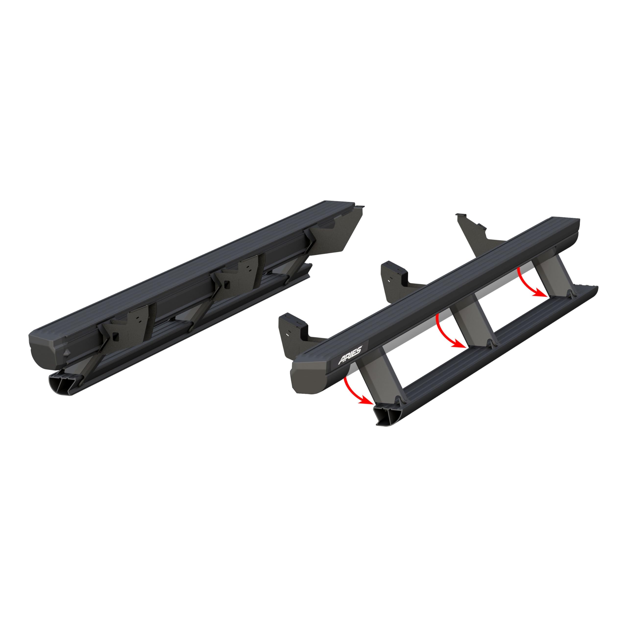 Photo 1 of ARIES 3048351 ActionTrac 87.6-Inch Retractable Powered Running Boards, Fits Select Toyota Tundra Crew Cab