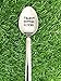 Peanut Butter Lover On a Spoon by Weenca – Sturdy Long Handle Spoon – Simple and Elegant with a Mirror Finish – Long Lasting Inscription