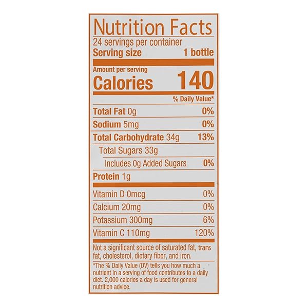 TROPICANA 100% JUICE ORANGE BLEND, SINGLE SERVE, 10 FL OZ BOTTLES (PACK OF 24) – REAL FRUIT JUICE, VITAMIN C RICH, NO ADDED SUGARS, NO ARTIFICIAL FLAVORS