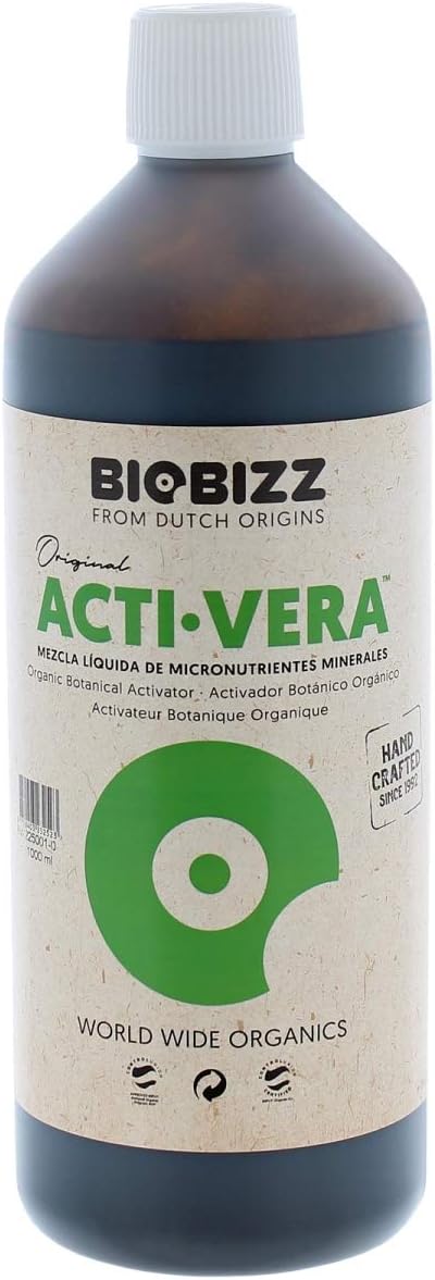 BioBizz ActiVera Botanic Activator 1 Litre Aloe Vera Plant Feed