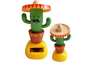Car Dashboard Decorations | Funny Cactus Toy Figure,Cute Dashboard Figurines Car Decorations Interior - for SUV RV Truck Seda