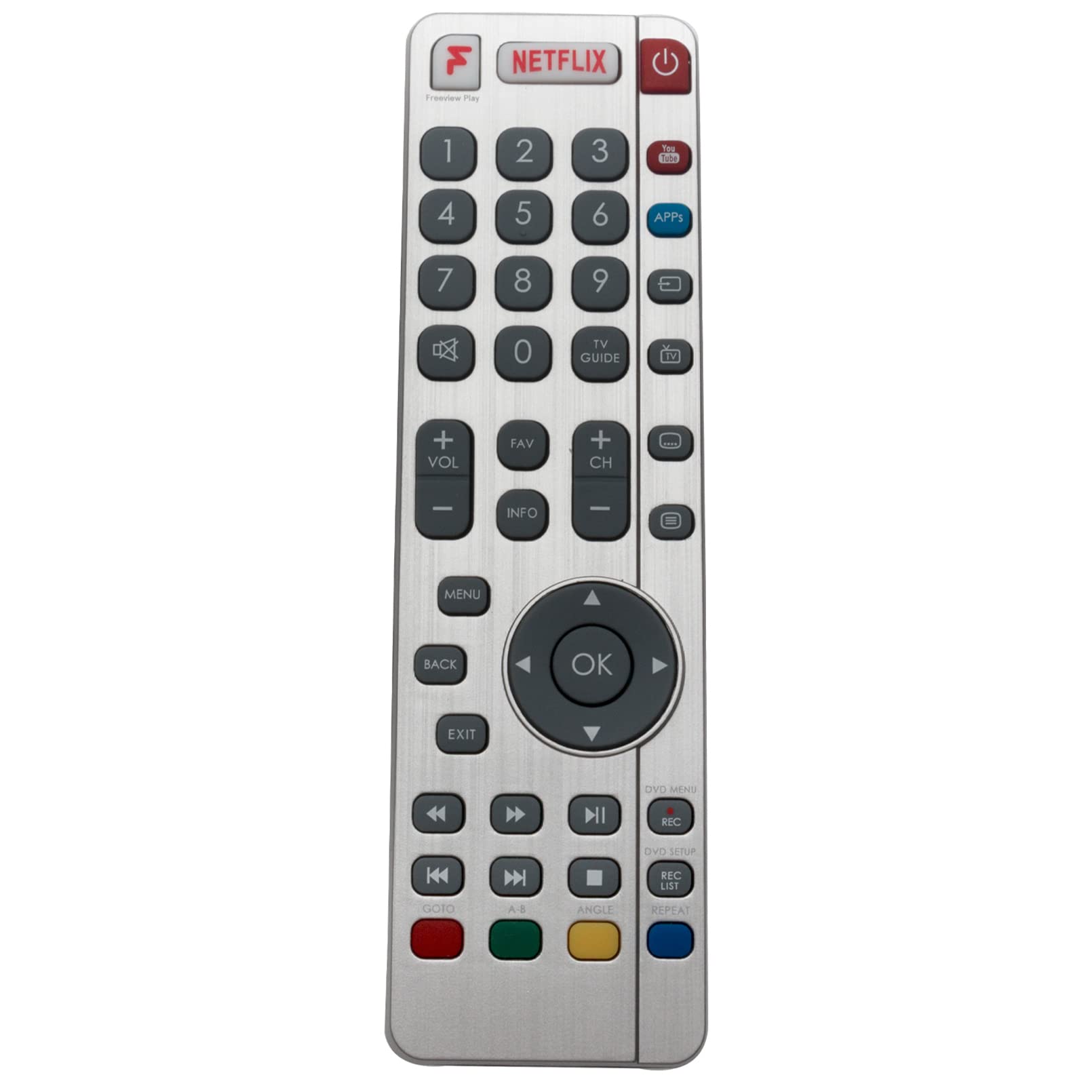 VINABTY SHWRMC0122 Replacement Remote Control fit for TV Model SHW/RMC/0122 LC40CFG6021KF LC-55CFG6242KF LC-55CFG6241KF LC-40CFG6242KF LC-49CFG6242KF LC-49CFG6241KF LC-43CFG6242KF