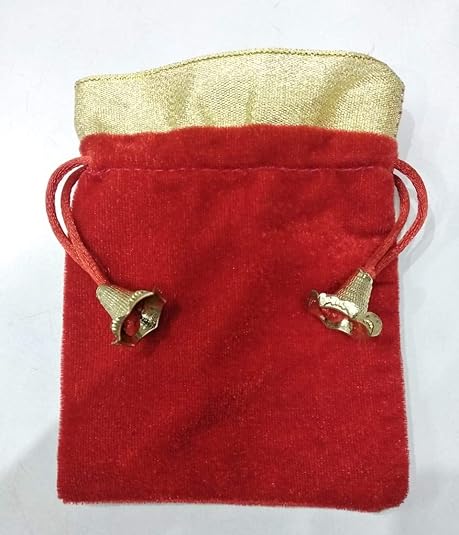 red velvet potli bags