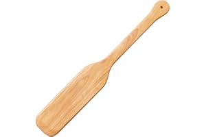 Vivicreate Rubber Wood Mixing Paddle 24 inch length, suitable for restaurant and cazo