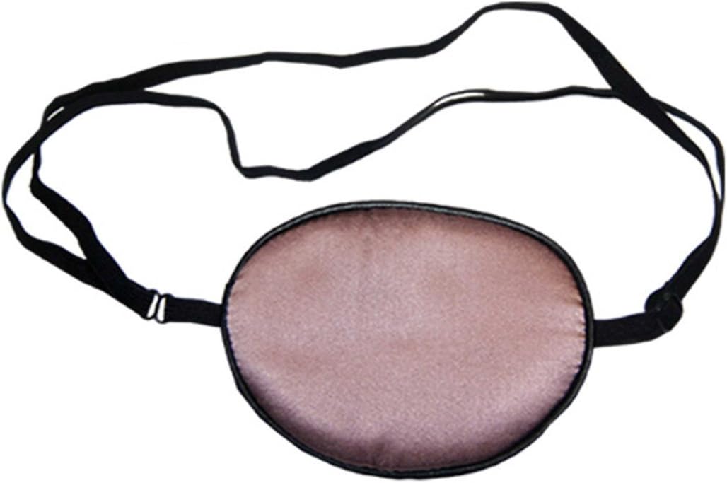 Adults Adjustable Silk Eye Patch with Elastic Strap Single