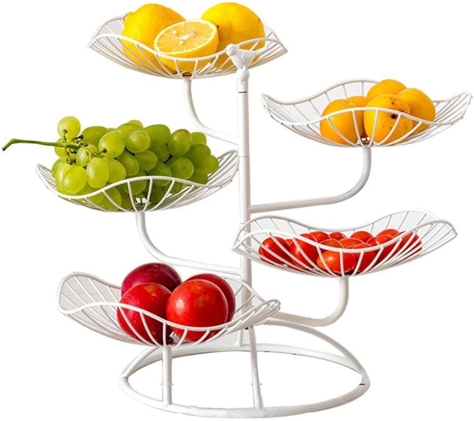 winnerruby 5 Tier Fruit Rack,Decorative Display Fruit Bowl