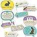 Big Dot of Happiness Easter Photo Booth Props Kit - Religious Easter, Christian Holiday Party Decorations, 10 Double-Sided Props with Wooden Dowels - Hippity Hoppity - 10 Piece