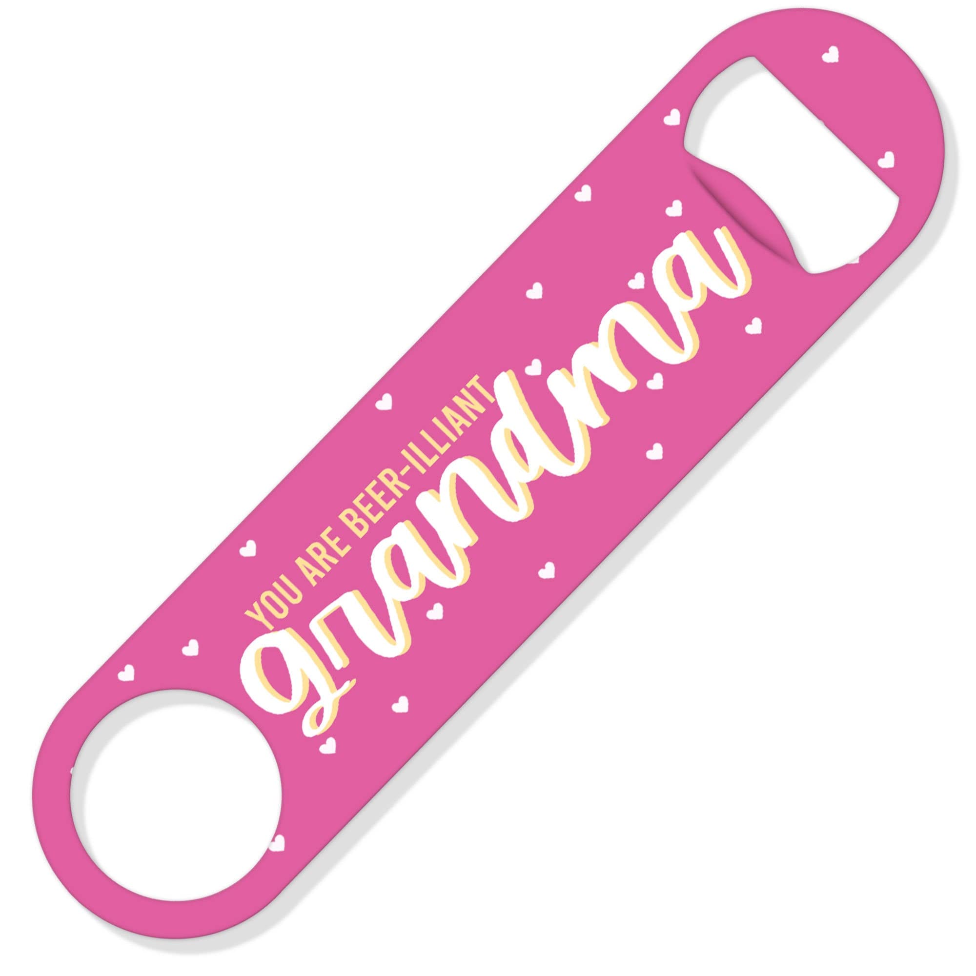 Funny Bottle Opener | Beer-illiant Grandma | Joke Bar Blade Home Bar Pub Banter Bar Accessory Man Tool Novelty Secret Santa | BB40