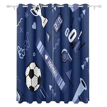 Jeansame Blackout Window Curtain Thermal Insulated Grommet Eyelet