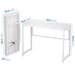 GreenForest Folding Desk for Small Spaces,39.4 in